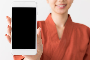 和食店員　白バックイメージ