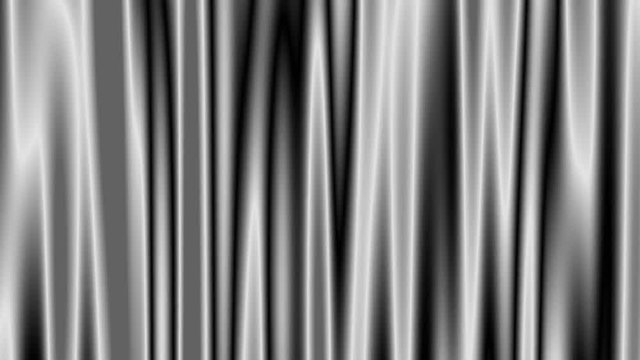 Black and white colored abstract closed curtain motion background. 