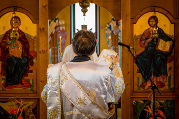Ein Diakon in der Orthodoxen Kirche