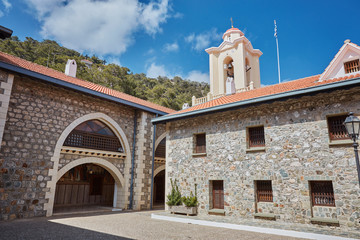 Fototapeta premium Monastery of the Virgin of Kykkos in Troodos mountains, Cyprus.