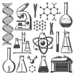 Vintage Laboratory Research Elements Set