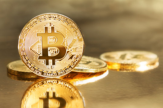 Golden bitcoin symbolising value of cryptocurrencies
