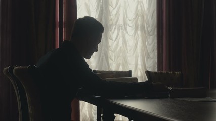 The student is engaged in studies