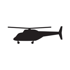 helicopter icon- vector illustration