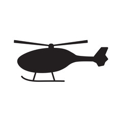 helicopter icon- vector illustration