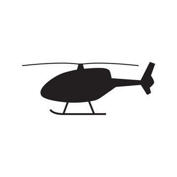 helicopter icon- vector illustration
