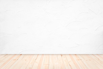 room interior with white wall