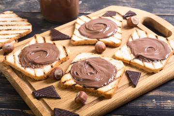nut nougat cream sandwich