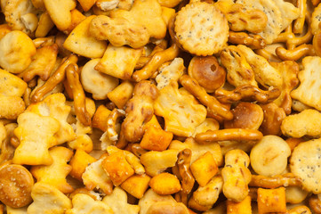 beautiful background of tasty cookies