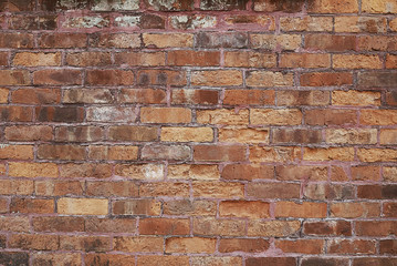 Old red brick wall background texture - 190310375