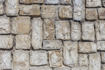 fragment stone wall closeup as background