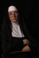 nun is not amused by your actions