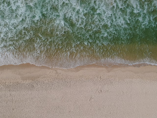 Fototapeta na wymiar Drone photo of Barra da Tijuca beach, Rio de Janeiro, Brazil.