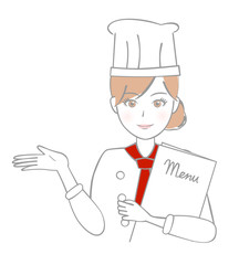 シェフ　女性　案内