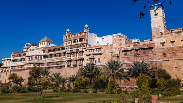 Junagarh Fort at Bikaner Rajasthan, India. 