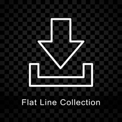 download icon on checkered background