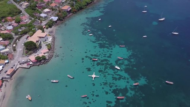 Les 3 ilets in Martinique, Caribbean islands