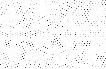 Abstract futuristic halftone pattern. Comic background. Dotted backdrop with circles, dots, small large scale.