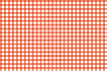 Pattern for red checkered tablecloth, seamless. Vector illustration.