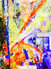 A Abstract Impressionist watercolor