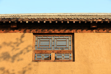 The ancient Chinese rural houses