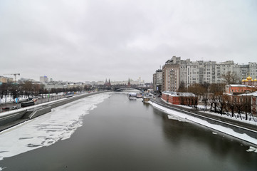 Fototapeta premium Moscow River - Russia