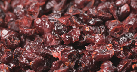 Dried cranberry texture