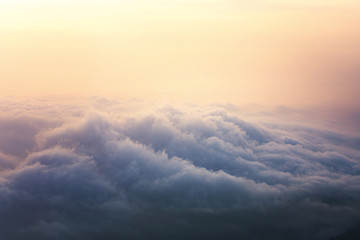 Obraz premium Instagram filter Majestic sunset in the mountains landscape. Dramatic sky