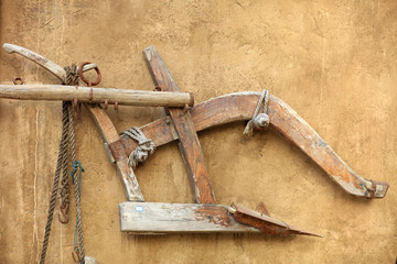 The ancient Chinese farming tools
