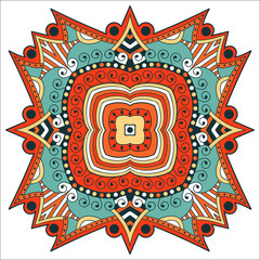 Beautiful mandala. Round ornamental pattern.