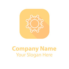 Abstract logo design, circle vector logo design