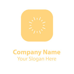 Abstract logo design, circle vector logo design