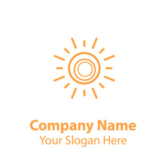 Abstract logo design, circle vector logo design