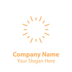 Abstract logo design, circle vector logo design