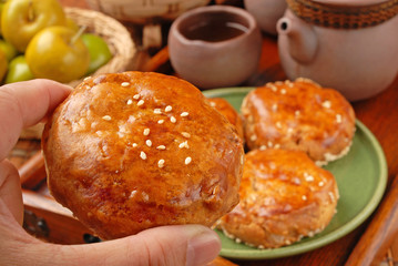 Taiwan's famous cake - Meat pasties  