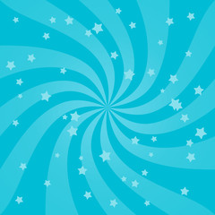 Fototapeta na wymiar Bright swirl design background with stars