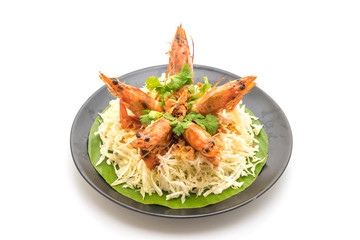 fried shrimp with garlic