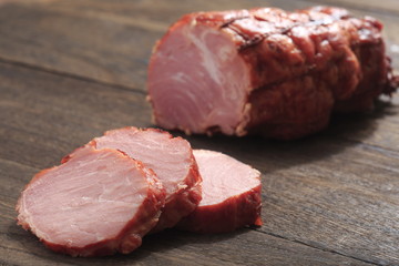 Grilled pork with Chinese food