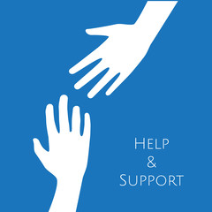 Help and hope logo graphic design