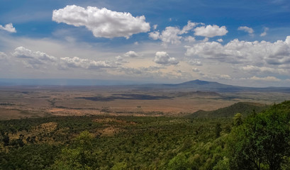 The Great Rift Valley from the Kamandura Mai-Mahiu Narok Road, K
