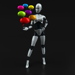 Robot - 3D Illustration