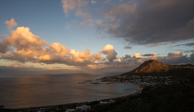 Simon's Town and False Bay landscape, Western Cape, South Africa