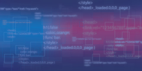 Programming code abstract technology background