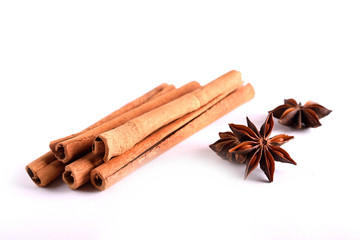  Isolate Cinnamon Sticks and Anise Asterisks stars