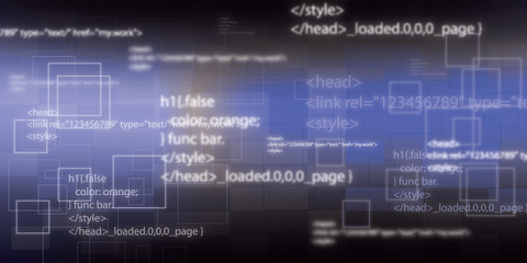 Programming code abstract technology background