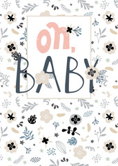 Set of perfect vector trendy card templates. Handdrawn lettering. Ideal for baby shower, mothers day, valentines day, birthday cards, invitations, prints, scrapbook