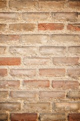 Wall background view