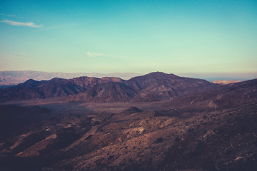 Desert at Sunset Near Palm Springs California