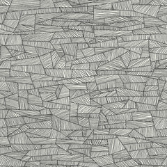 Seamless background shaded by lines shapes (drawn with ink).