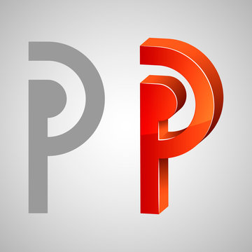 p letter logo